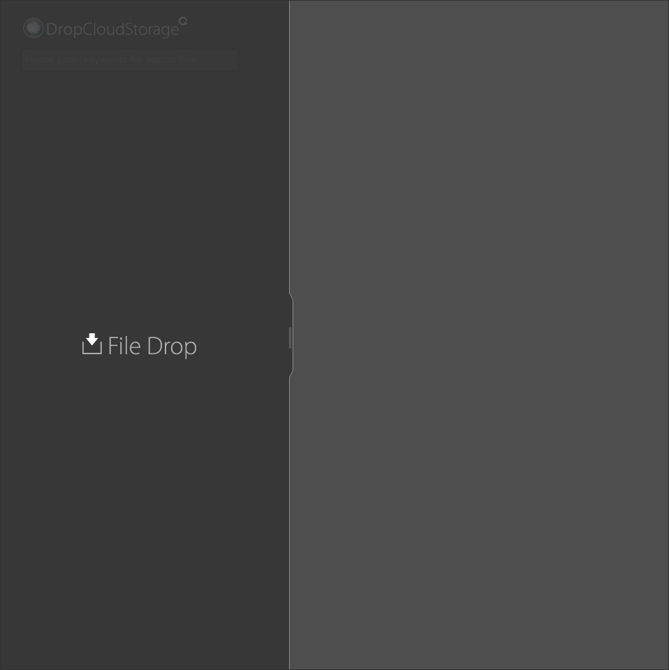 ドロップクラウドフォトギャラリーCGI